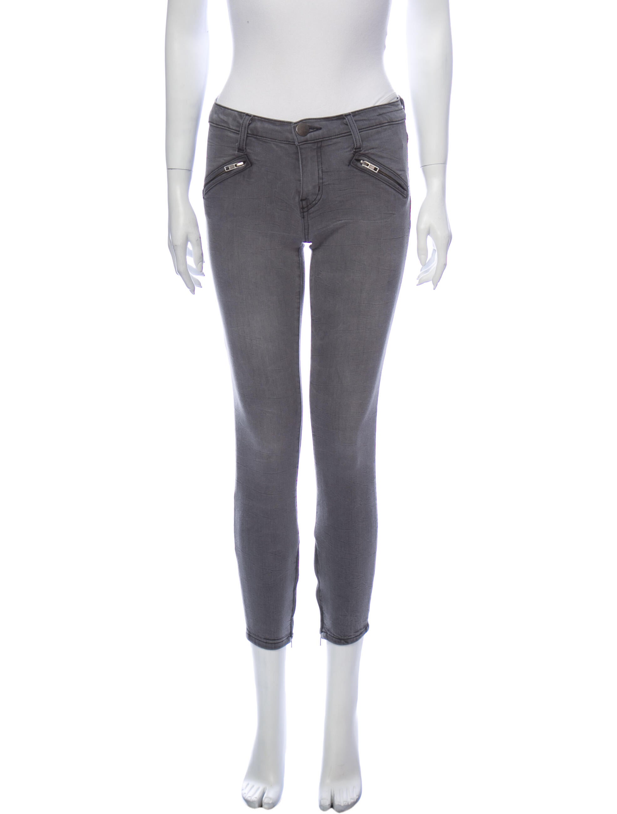 Current/Elliott The Silverlake Zip Skinny Leg Jeans